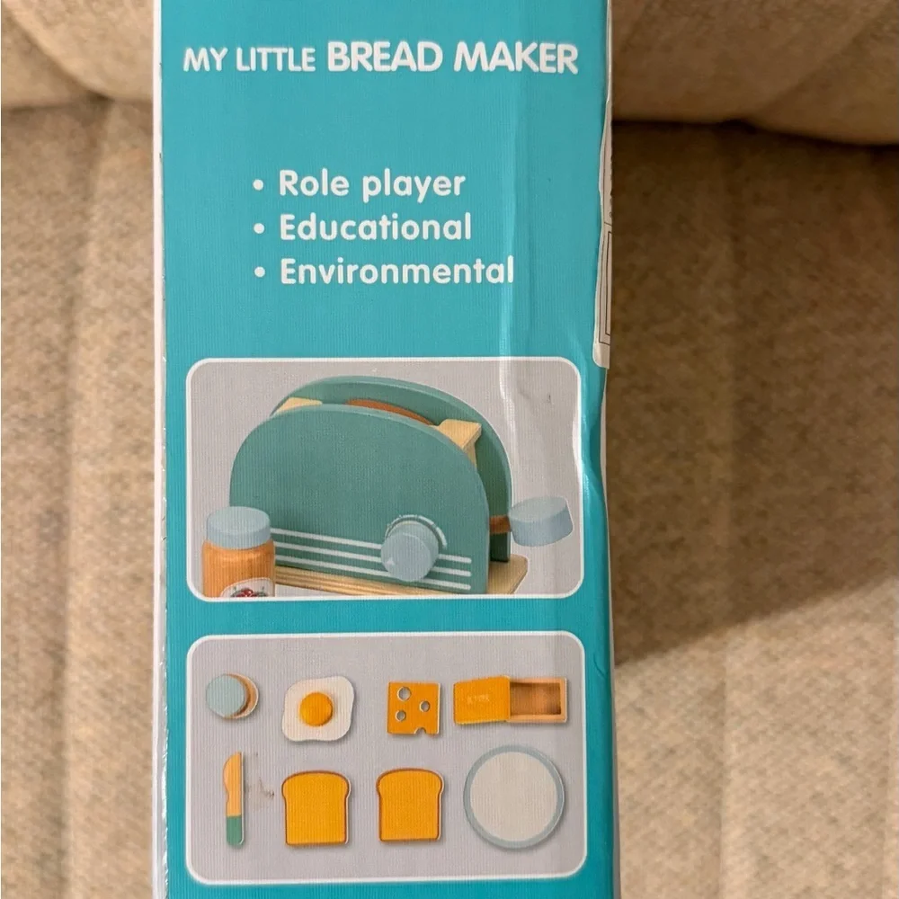 My Little Bread Maker Toy Set - Blue and Tan
